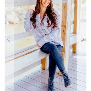 Simply Southern Shacket- Lg